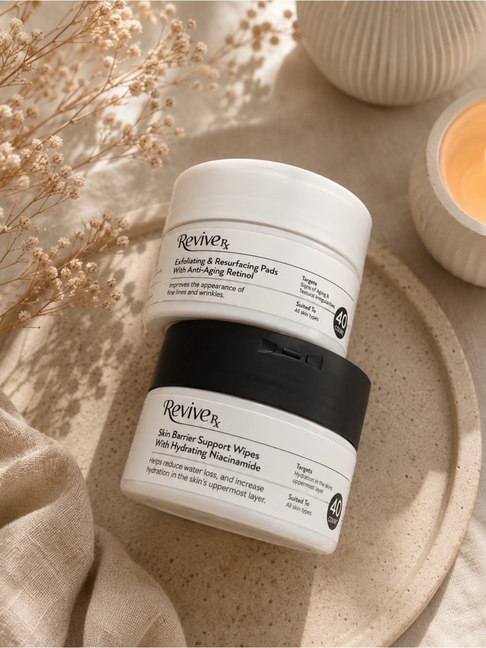 ReviveRx Exfoliating & Skin Barrier Pads